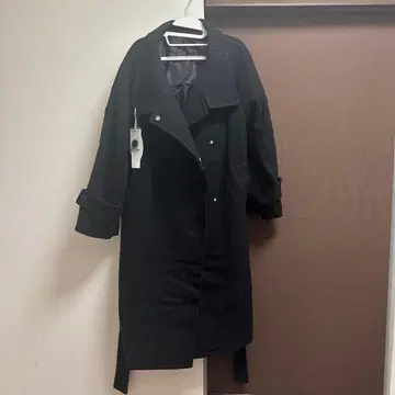 mysty woman 블랙 롱 코트 택 포함 새상품 S 사이즈