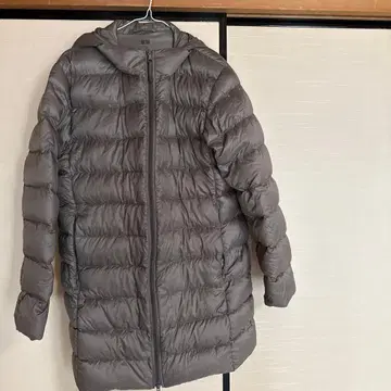UNIQLO 후드 부착 다운 자켓 M 그레이