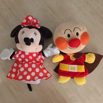 미니 마우스 & 호빵맨 퍼펫 세트