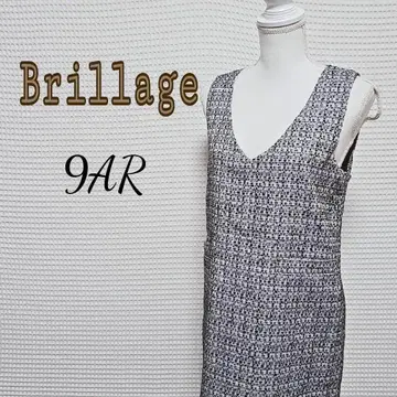 Brillage 9AR 슬리브리스 무릎 기장 원피스