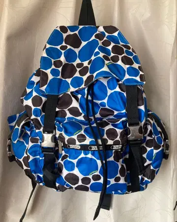 레스포 물방울 패턴 백팩