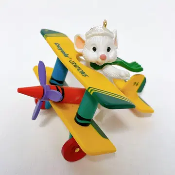 크레욜라 크리스마스 오너먼트 비행기 아메토이