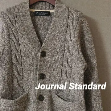 Journal Standard TRISECT 케이블 니트 브라운 계열