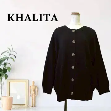 zG642 [ M ] KHALITA 크루넥 가디건 드롭 숄더