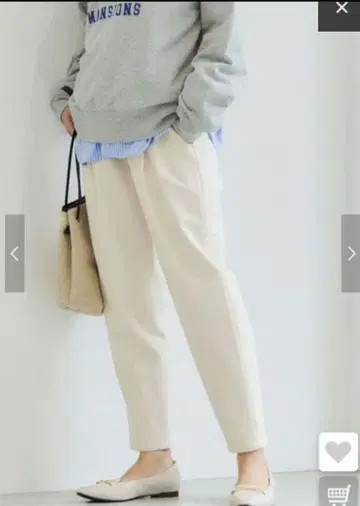 팬츠 안감 기모 테이퍼드 그린 라벨 릴랙싱