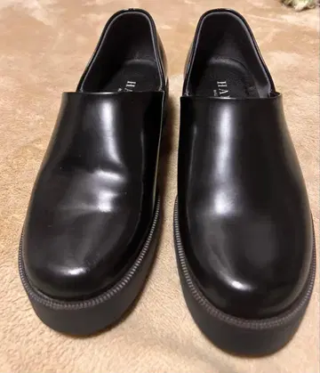 HARUTA 블랙 슬립온