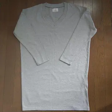 EGOIST 그레이 V넥 원피스 사이즈 F