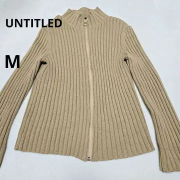 언타이틀 리브 풀 집업 긴팔 니트탑 M 사이즈