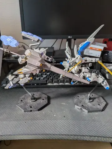 HG 건담 프라모델 2체 세트 바엘 + 키마리스 비다르