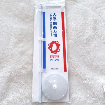 새상품 오사카 간사이 만박 탁상 미니 깃발 미야쿠미야쿠 로고 마크 2