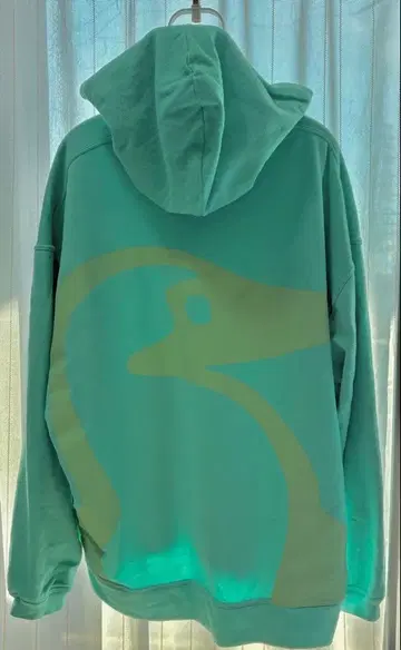 CHUMS 민트 그린 풀 집업 후드티 중고
