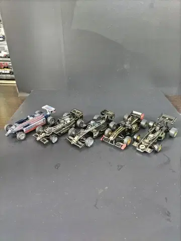 로터스 F1 미니카 5대 세트 케이스 포함