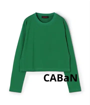 CABaN 갸바 숏 기장 롱 T셔츠 그린 / S 사이즈