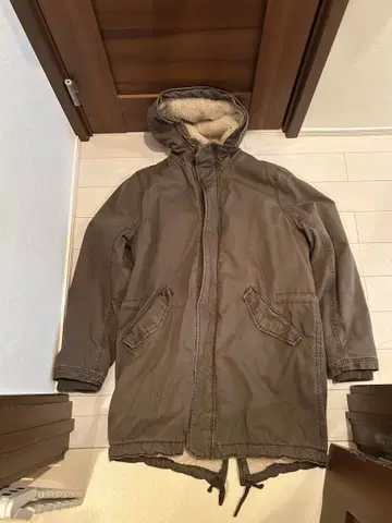 GAP 플리스 라이닝 모즈 코트 M 사이즈