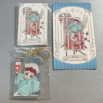 제5인격 아트 스퀘어 캔뱃지, 아크릴 키링, 카드 의사 에밀리