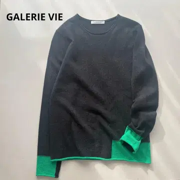 GALERIE VIE 갤러리 바이 스코틀랜드 캐시미어 크루넥 니트