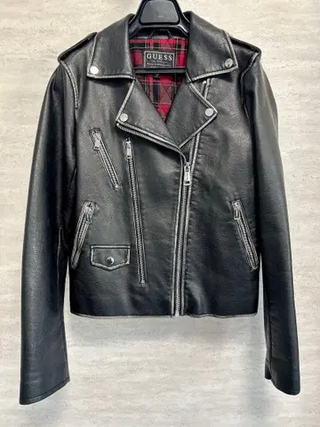 GUESS 페이크 가죽 자켓