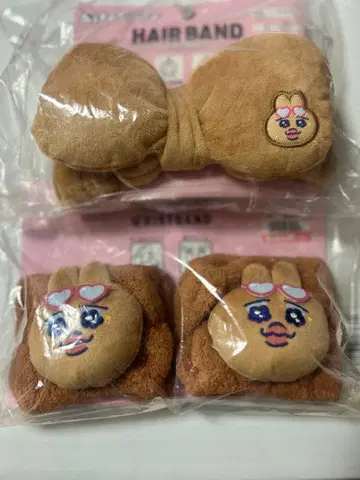 빤쮸토끼 갸루 헤어밴드&리스트 밴드