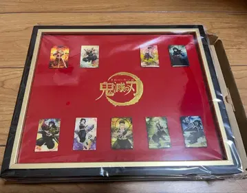 귀멸의 칼날 티저 비주얼 액자 핀 배지 세트