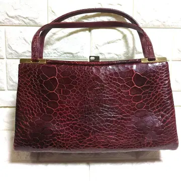 와인 레드 가죽 백 천연 가죽 일본 의류용 백