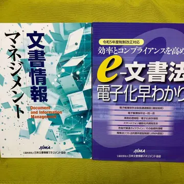 문서 정보 관리 레이와 5년도 e-문서법 전자화 쉽게 이해하기 2권 페어