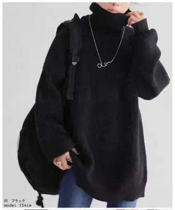 antiqua 루즈핏 터틀 니트 스웨터 1회 착용