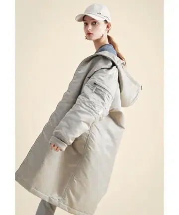 To b. by agnes b. 밀리터리 롱 코트