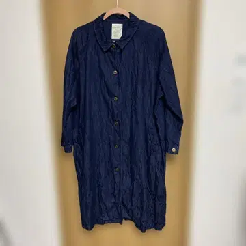 RELIEF 네이비 롱 코트