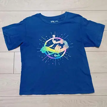 네이비 컬러풀 포켓몬 유니클로 T셔츠 150 사이즈