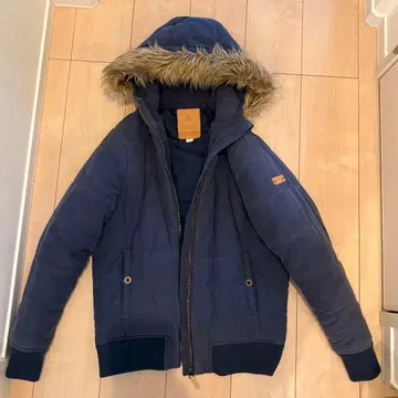 ROXY 네이비 다운 자켓 퍼 포함