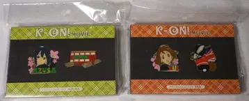 영화 케이온! 핀 배지 세트 히라사와 유이 나카노 아즈사