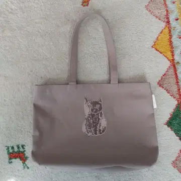 맨해트너즈 캔버스 가로 긴 토트백