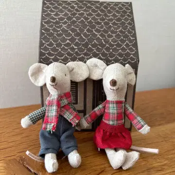 Maileg 메이 윈터 마우스 트윈