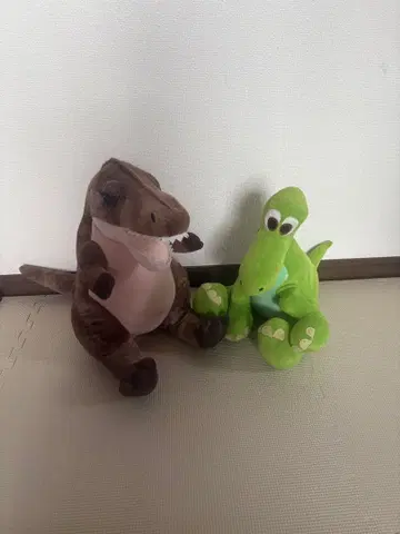 아로와 소년 공룡 봉제 인형 세트