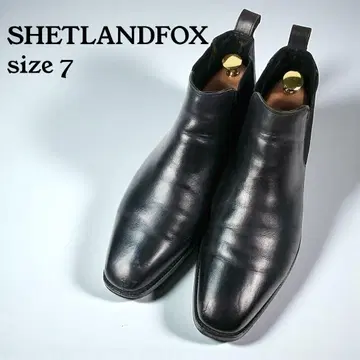 SHETLANDFOX 셰틀랜드폭스 브라이튼 사이드 고어 부츠 블랙