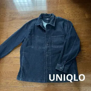 UNIQLO 다크 데님 자켓 남성용 XL 몇 회 착용
