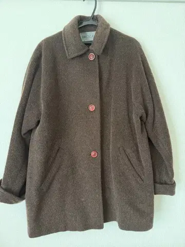 BROMLEY 울 혼방 브라운 자켓