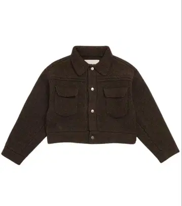 NKNIT 브라운 크롭 자켓