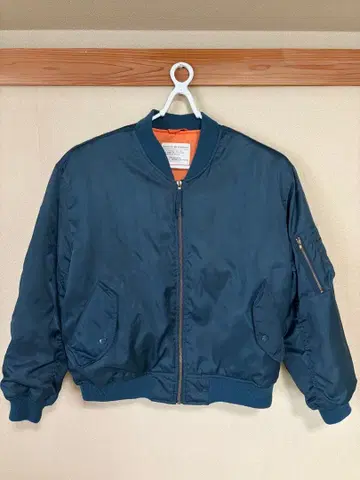 MA1 플라이트 자켓 구제 의류 네이비