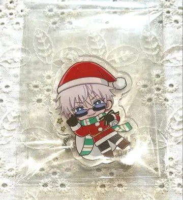 주술회전 고죠 사토루 쥬쥬샵 미니 캐릭터 아크릴 키링 크리스마스