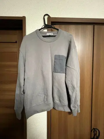 UNIQLO JW ANDERSON 트레이닝복 그레이 포켓 부착