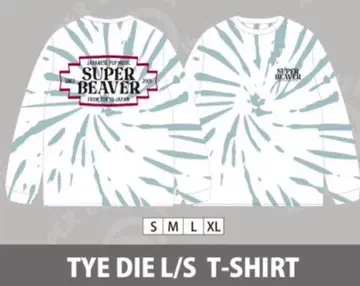 SUPER BEAVER TYE DIE L/S T-SHIRT M 사이즈