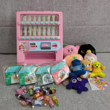 리카짱 자동판매기 미니어처 포함 외 봉제 인형 다수