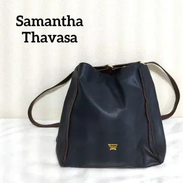 사만다 타바사 2way 소프트 백 대형 백팩 핸드백 토트백 네이비