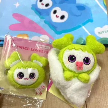 TWICE LOVELYS GiGO 헤어핀 싸개 봉제 인형 정연