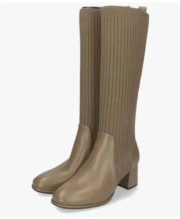 [오리엔탈 트래픽] 롱 부츠 무릎 아래 니트 소재