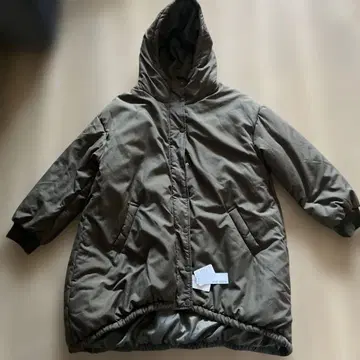 택 포함 새상품! 시마무라 카키 후드 부착 다운 자켓