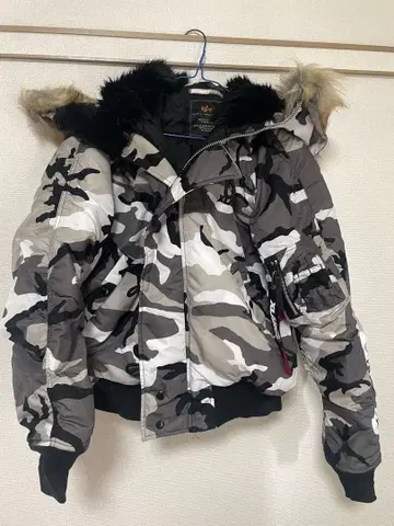 ALPHA INDUSTRIES 카모플라쥬 밀리터리 자켓 XL