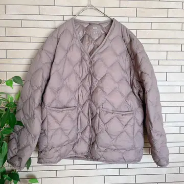 유니클로 울트라 라이트 다운 릴랙스 자켓 L 모카 브라운