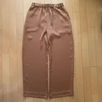 Spick& span 새틴 와이드 팬츠